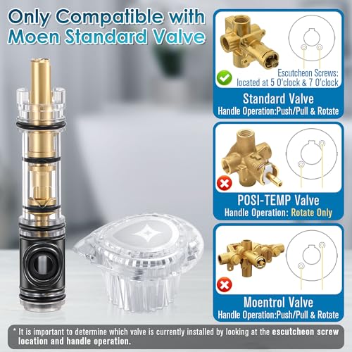 Cartridge Replacement and Faucet Handle Kit, Compatible - Image 5