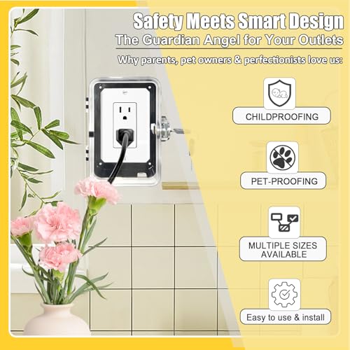 Socket Lock, Child Proof, ABS Bite Resistant Safety Box | Hand Tools - Image 6