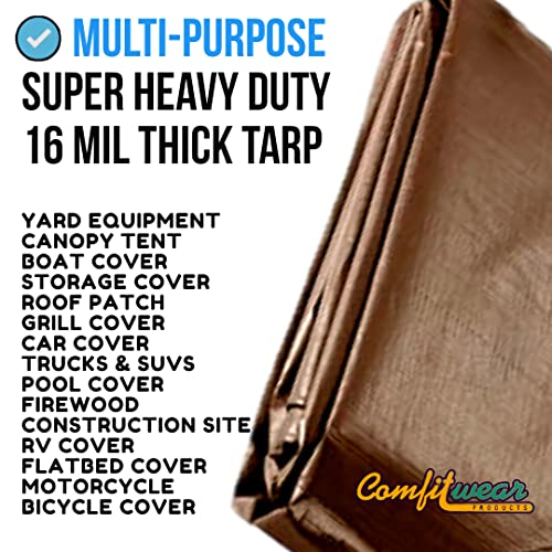 16 MIL Heavy Duty Tarp - Multi-Purpose Extra Heavy Duty - Image 7
