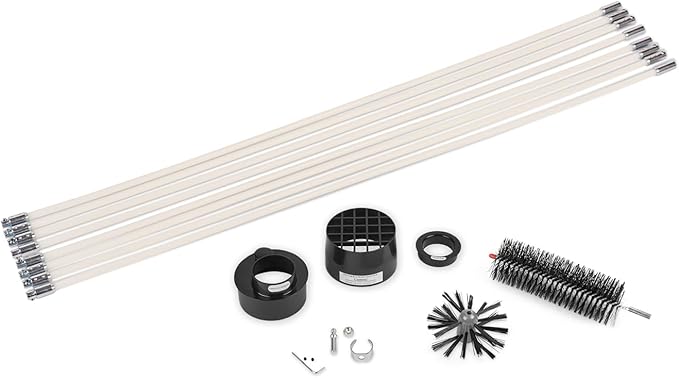RLE30PRO LintEater Pro Rotary Dryer Vent Cleaning System, Removes Lint, Extends Up to 30’