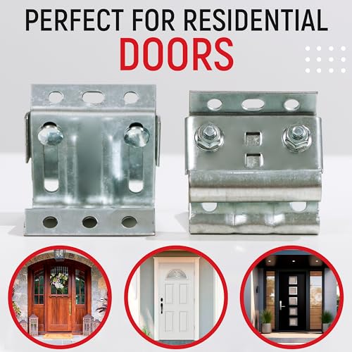 Garage Door Adjustable Top Roller Brackets for 7-8 ft Doors, 2 - Image 6