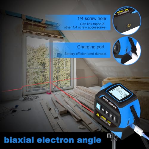 Menider 4-in-1 Laser Measure Tool - Digital LCD & - Image 4