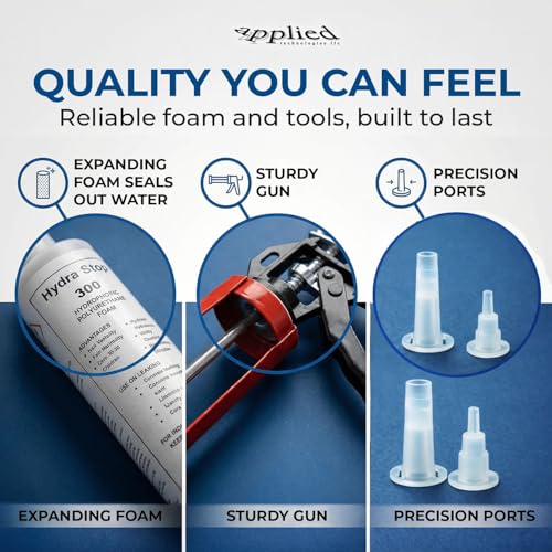 Pipe Penetration Leak Repair Foam Kit, Gaps Up to 1in - Image 5