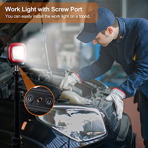 Magnetic Work Light, 42 LEDs 1000 Lumens Rechargeable | Home Repair - Image 7