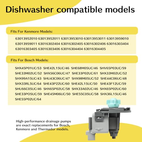 642239 Dishwasher Drain Pump - Replacement for Bosch Kenmore - Image 4