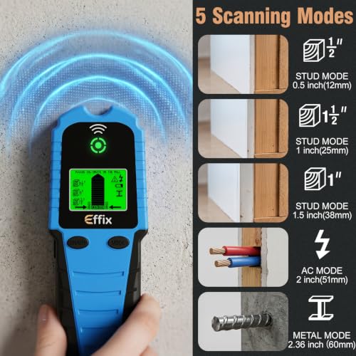 Effix Stud Finder Wall Scanner - 5 in 1 Electronic Stud | Home Repair - Image 3