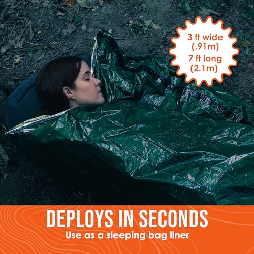 Life Bivy Emergency Survival Sleeping Bag Thermal Bivy - Use as - Image 4