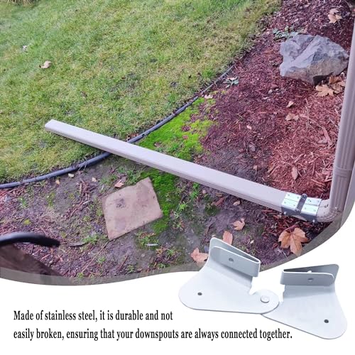 Gutter Downspout Flip-Up Hinge, Gutter Extension Hinge (4 Pack) - Image 6