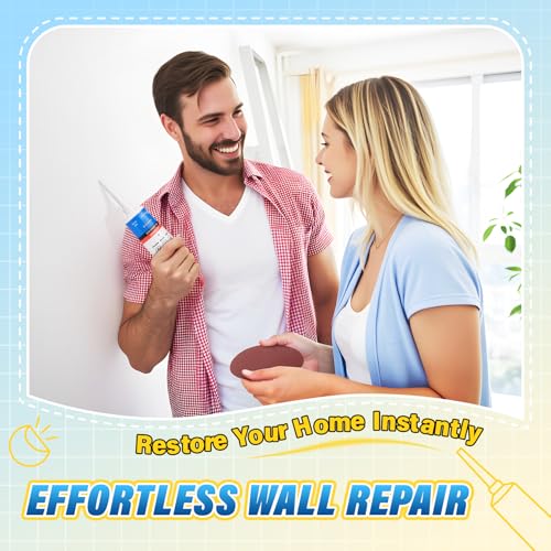 DIYSELF 9 Pack Drywall Repair Kit Spackle Fast-Drying | Home Repair - Image 3