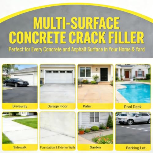 Concrete Cement Crack Filler Self-Leveling Sealant | Home Repair - Image 7