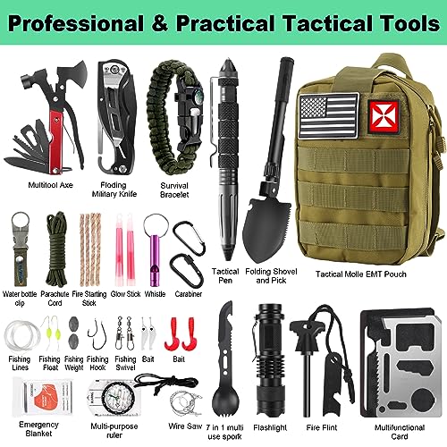 Survival Kit 256 in 1, First Aid Kit Survival Gear Tools - Image 4