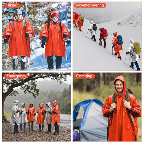 Tellegloww Emergency Poncho with Polyester Film Liner - Image 7