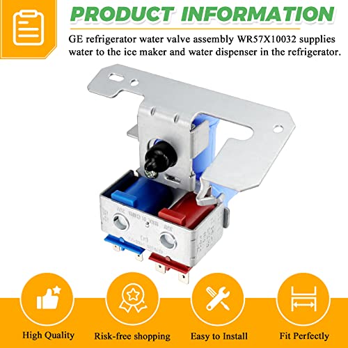 WR57X10032 WR57X33326 Refrigerator Water Inlet Valve by Techecook - Image 5