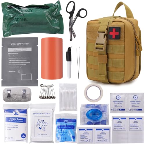 IFAK Trauma First Aid Kit Molle Pouches Emergency Survival - Image 2