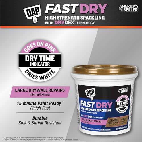 DAP Fast Dry High Strength Spackling with DryDex | Beauty & Personal - Image 3