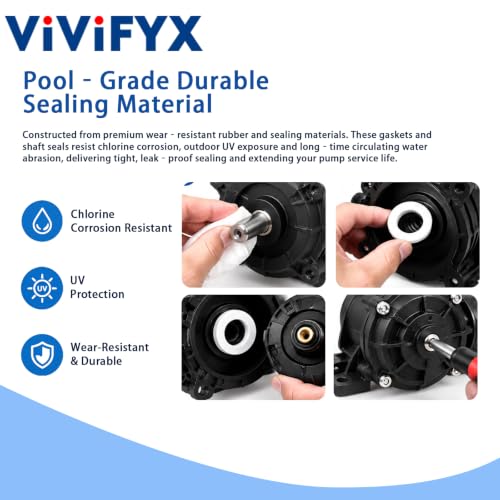 2‑Pack Super Pump Seal Kit, Shaft Seal & O‑Ring Gasket | Home Repair - Image 7