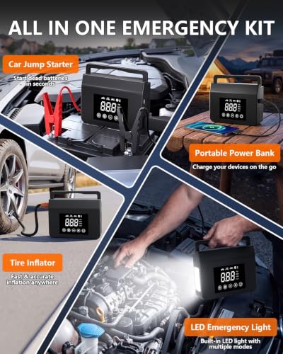Tire Inflator Portable Air Compressor 150PSI Car Battery - Image 3
