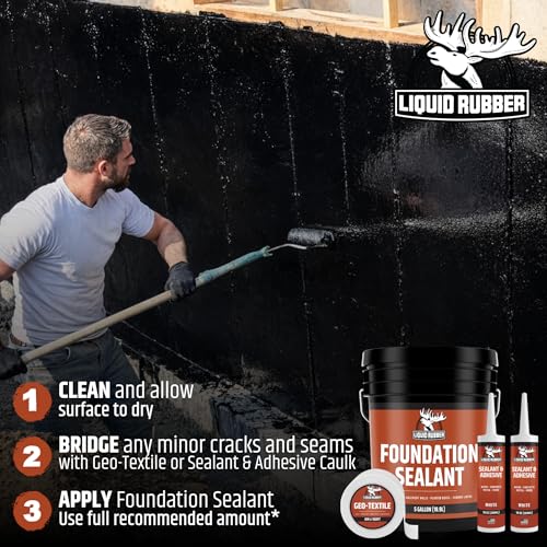 Liquid Rubber Exterior Foundation Kit - 5g Foundation | Home Repair - Image 8