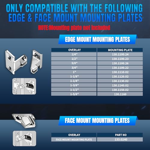 8 PCS Replacement for 30.310-11.02 Blum Cabinet Hinges - Image 5