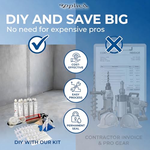 Fast Set Foundation Crack Injection Repair Kit, 20ft - Image 4