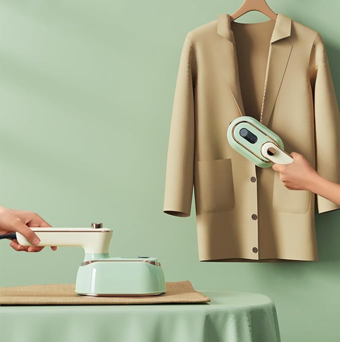 Portable Steamer Steam Clothes Iron Handheld Portable Home Travelling For Clothes Ironing Wet Dry Hot Ironing Machine Mini Steam Garment Steamer for Home Travel Business