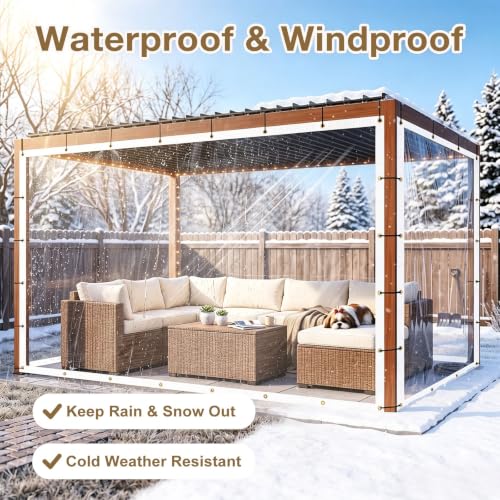 Clear Tarp 8x10ft Heavy Duty Waterproof Clear Tarp | Travel Essentials - Image 4