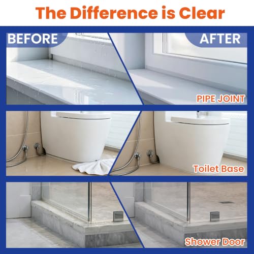 70 Oz Transparent Waterproof Sealant,Clear Water-Based | Home Repair - Image 6