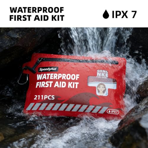211 PCS Waterproof First Aid Kit, Emergency Supplies for Hiking & - Image 4