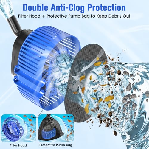 Pool Cover Pump above Ground,Submersible Water Pump for Pool - Image 6