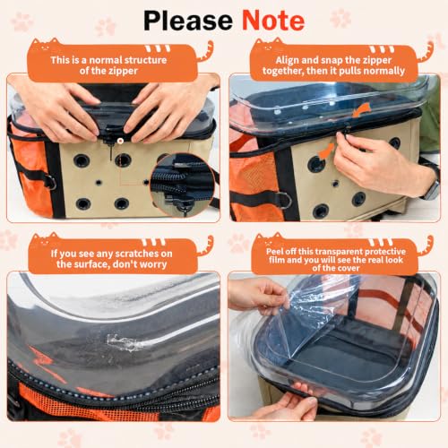 Cat Backpack Carrier: Large Breathable Cat Backpack Bubble - Image 3