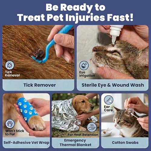 Dog First Aid Kit - Vet-Approved Emergency Kit for Dogs & - Image 3