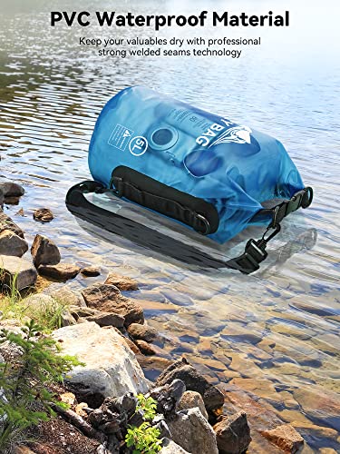 HEETA Dry Bag Waterproof Backpack with Phone Case | Travel Essentials - Image 4