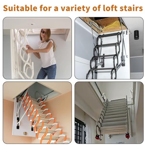 Adjustable Attic Pull-Down Hook Kit with Telescopic Rod - Image 7