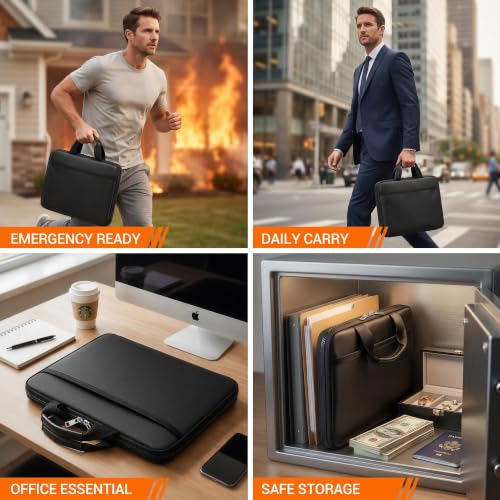 TILYMOL Fireproof Document Bag (5200℉) with Upgraded Heat - Image 4