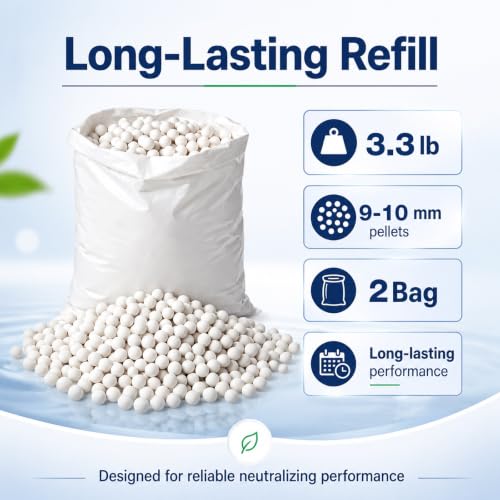 Leumoi 1 Bag,3.3 Lbs Condensate Neutralizer Refill Media 9-10 mm - Image 3