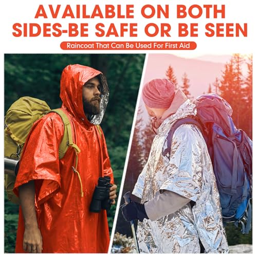 Tellegloww Emergency Poncho with Polyester Film Liner - Image 4