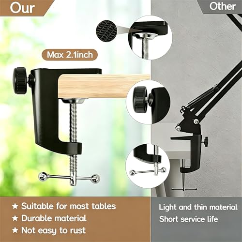 10X Magnifying Glass with Light and Clamp, Magnifier | Hand Tools - Image 4