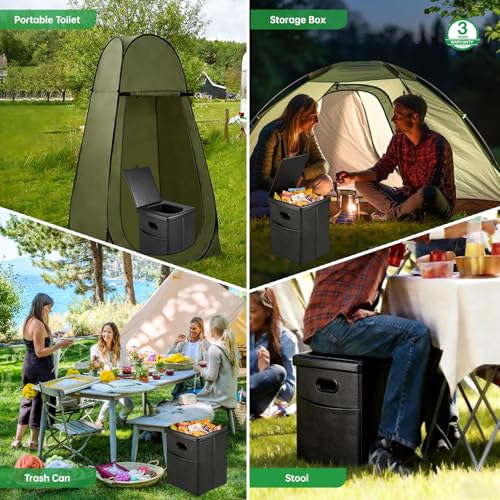 Panmout XL 16.5" Portable Toilet for Adults, Folding - Image 4