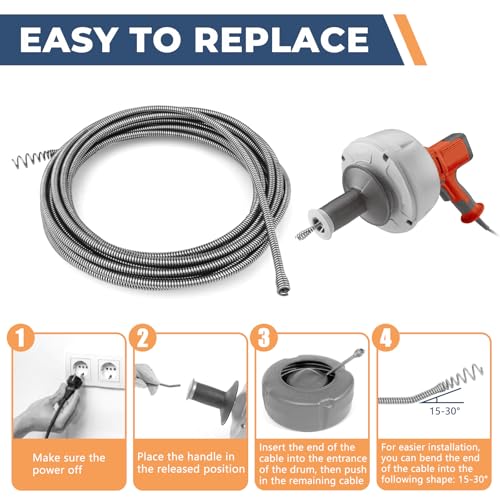 21338 Spin Cable Replacement for Ridgid Auto-Spin Drain - Image 7