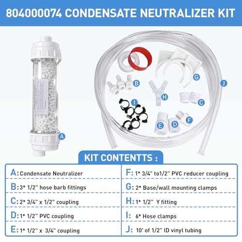 Condensate Neutralizer Kit Compatible with Rinnai, Replacement - Image 7