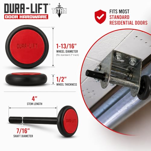 Titan Premium Quiet Nylon Garage Door Rollers, 2 in. Wheel - Image 3