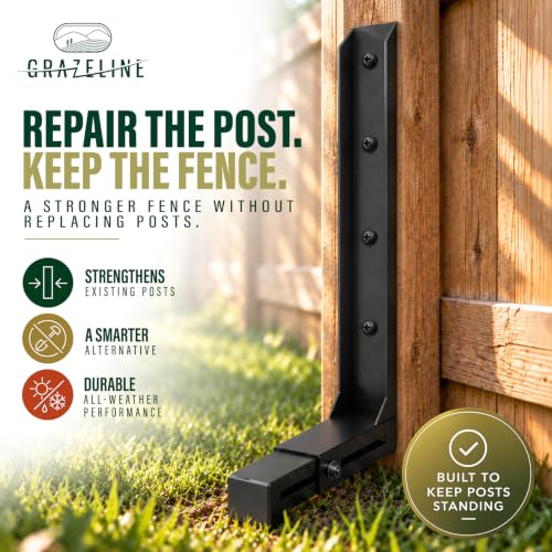 Fence Post Repair Kit 2-Pack, Offset up to 7 Inch - Image 7