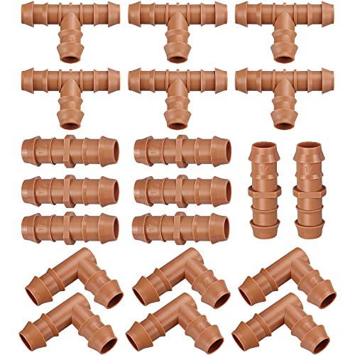 Drip Irrigation Fittings Kit for 1/2 Inch Tubing, 20 Pieces Drip - Image 2
