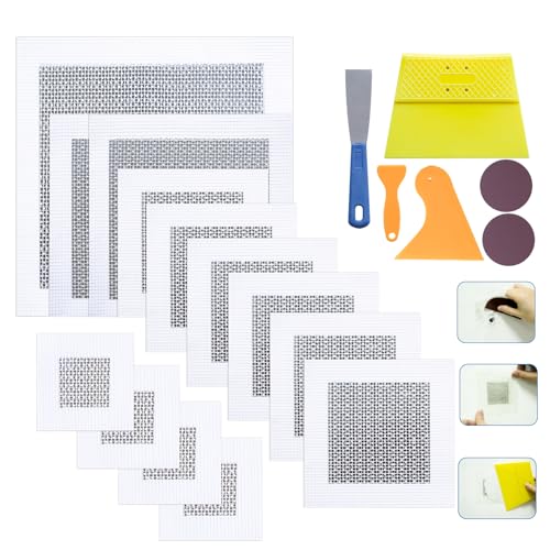 HOMMEE 19Pcs Drywall Patch Repair Kit, 4/6/8/10 inch | Home Repair - Image 2