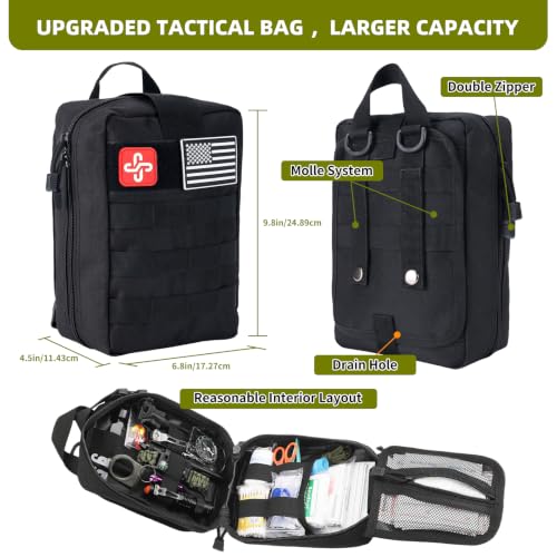 260Pcs Emergency Survival Kit, Full First Aid Supplies - Image 3