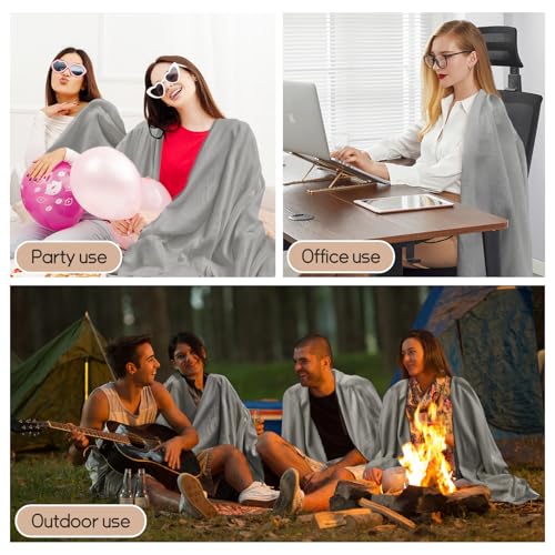 24 Pcs Fleece Blankets Bulk 60 x 50 in, Soft Lightweight Throw - Image 6