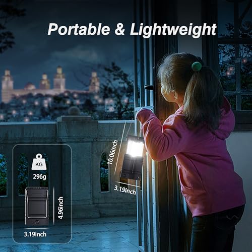 3000mAh Large Capacity Hand Crank Solar Camping Lantern - Image 6