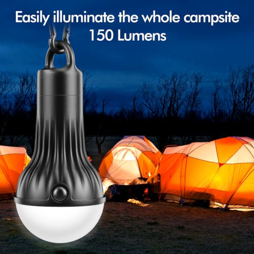 4Pcs Portable LED Camping Lights with Clip Hook Emergency Light - Image 3