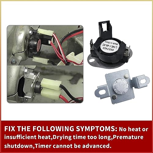 280148 Dryer Thermal Cut Off Kit Includes 8557403 | Laundry & Clothing - Image 5