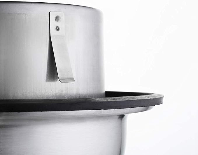 calimaero® KWG 5 inch Round Stainless Steel Ventilation Grill Hood with Rubber Seal Fits only with Metal Ducts